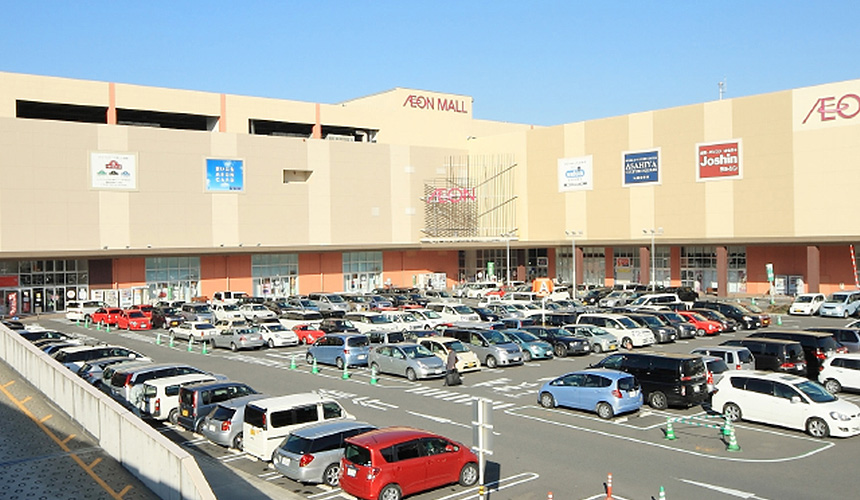 お買い物は、駅前のイオンモールが便利。クリニックも徒歩圏内に充実。