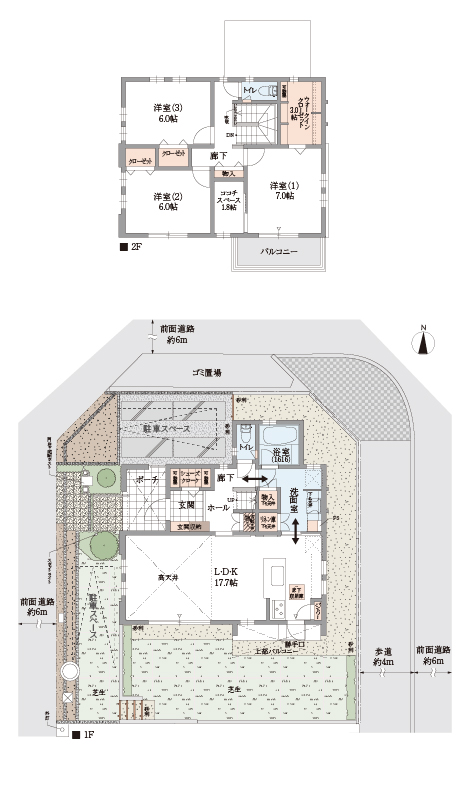 15-1号地間取り