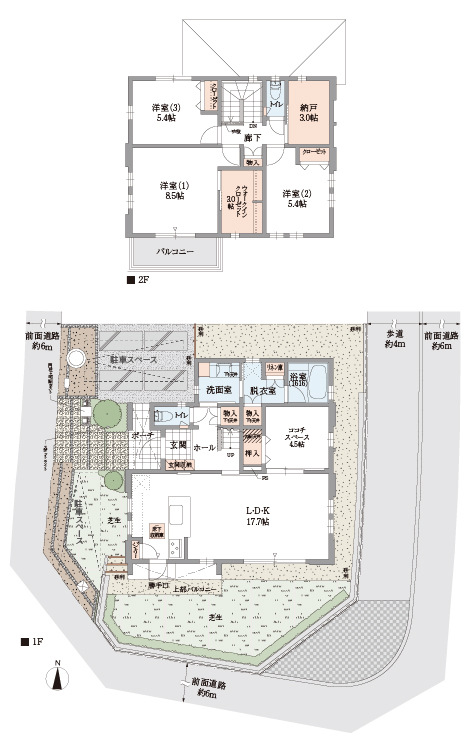 15-4号地間取り