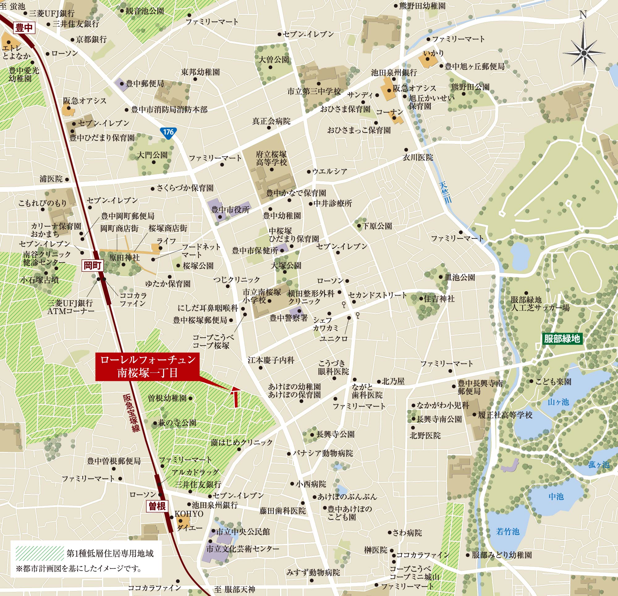 現地周辺MAP