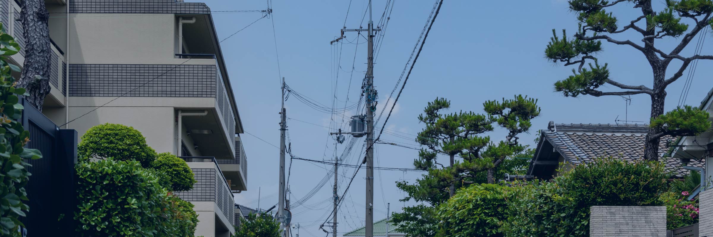 現地周辺街並み写真
