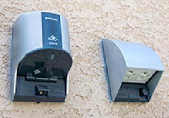 電気自動車コンセント写真